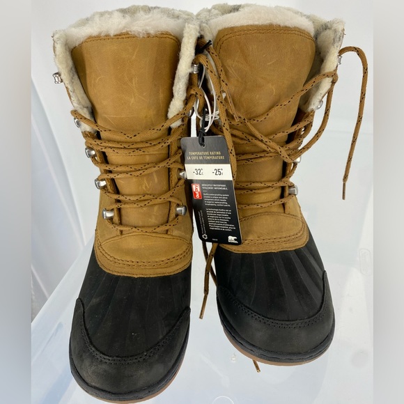 Sorel Waterproof Lace-Up Boots SZ 6 - Picture 3 of 12